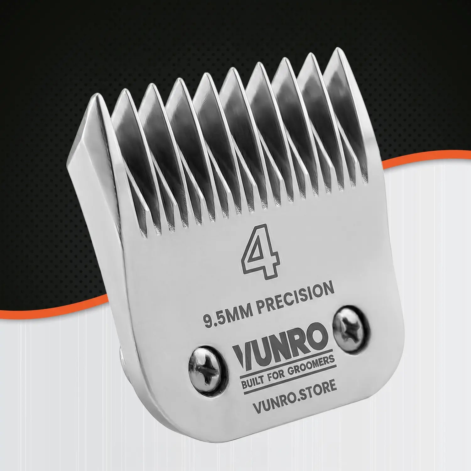 #4 Ceramic Skip Tooth Dog Clipper Blade (9.5mm)