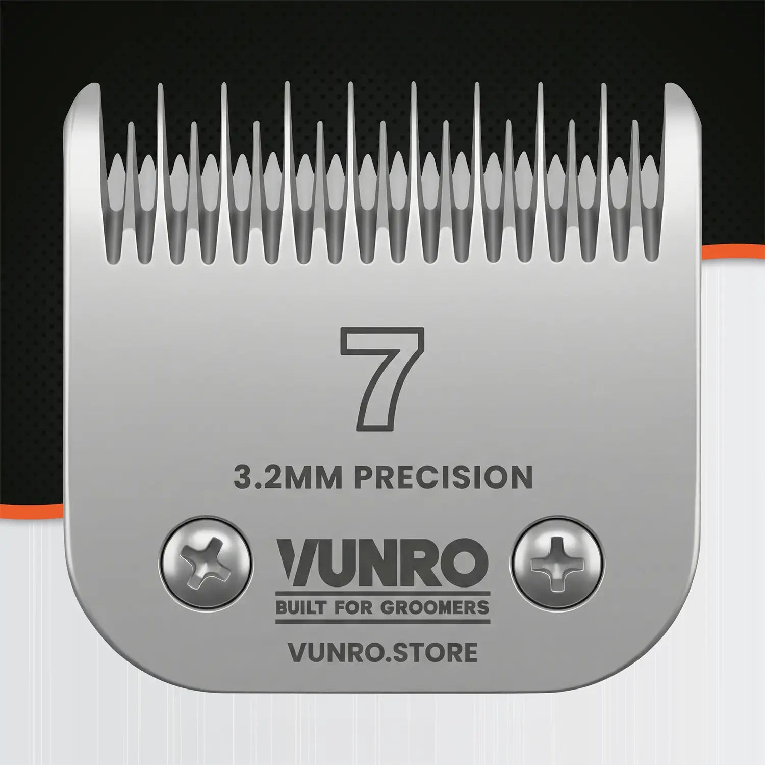 #7 Ceramic Skip Tooth Dog Clipper Blade (3.2mm)